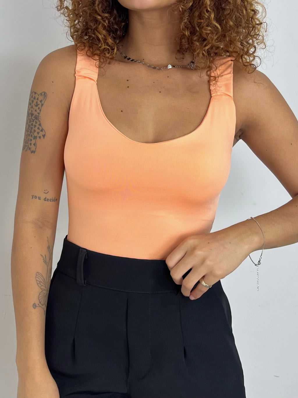 Body Feminino Suplex Alça Franzida Mirela Ref. 1236